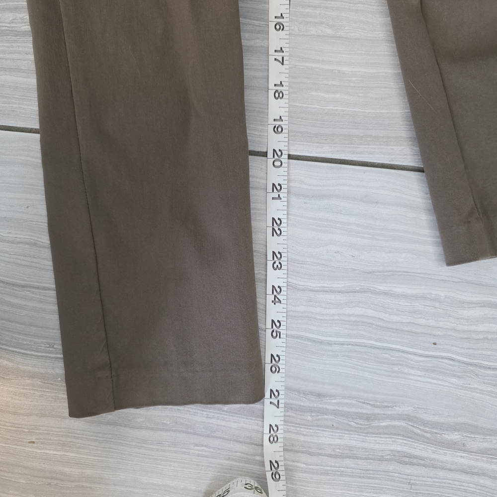 Candie's Olive Pull-On Waist Pants - Picture 4 of 6